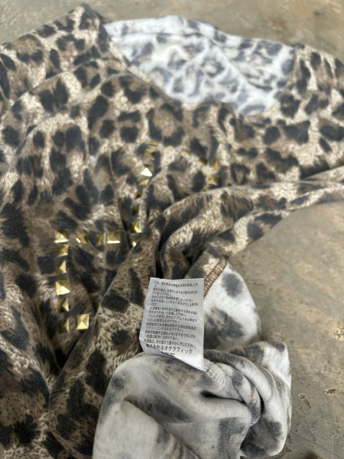 If Six Was Nine × Japanese Brand × Le Grande Bleu (L.G.B.) Y2k Galstar Leopard Ifsixwasnine Lgb Punk Style Longsleeve Size ONE SIZE - 8 Thumbnail
