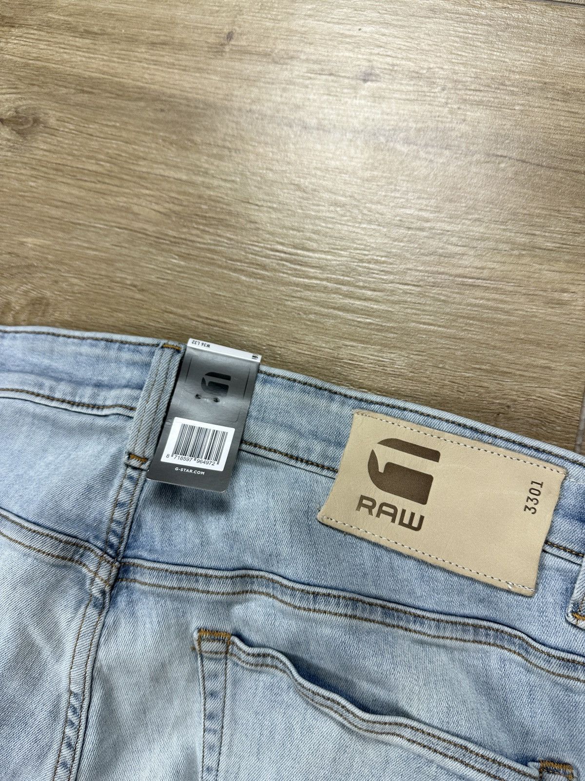 G-Star NEW🏷️ G-Star Raw 3301 Deconstructed Super Slim Denim Jeans Size US 36 / EU 52 - 11 Thumbnail