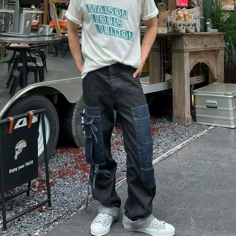 Louis Vuitton Louis Vuitton Old Jeans with Bow jeans Size US 34 / EU 50 - 6 Thumbnail