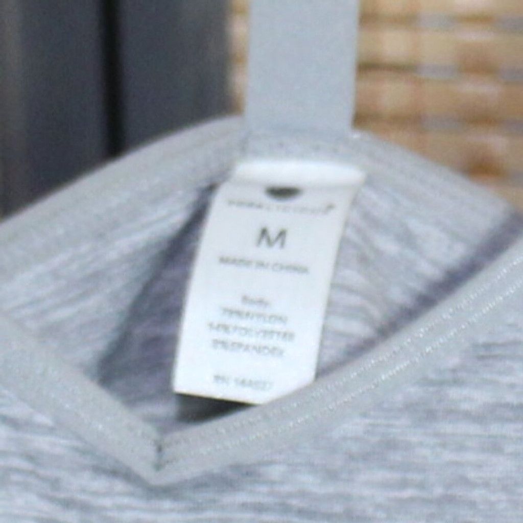 Other Yogalicious Double-Strap T-Back Sports Heather Gray Bralette Size ONE SIZE - 2 Thumbnail
