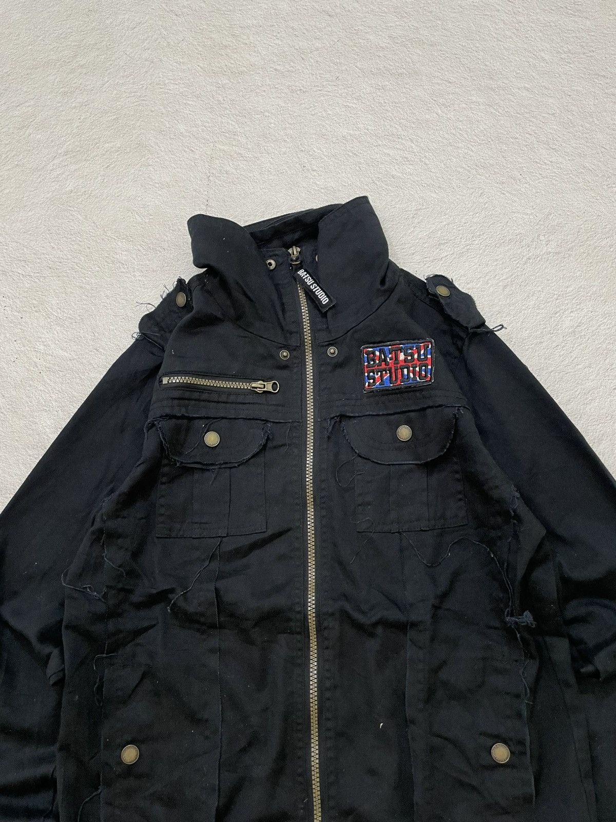 Japanese Brand 2000s Japan Batsu Jacket Cargo Patch London If6was9 LGB Y2K Size US S / EU 44-46 / 1 - 2 Thumbnail