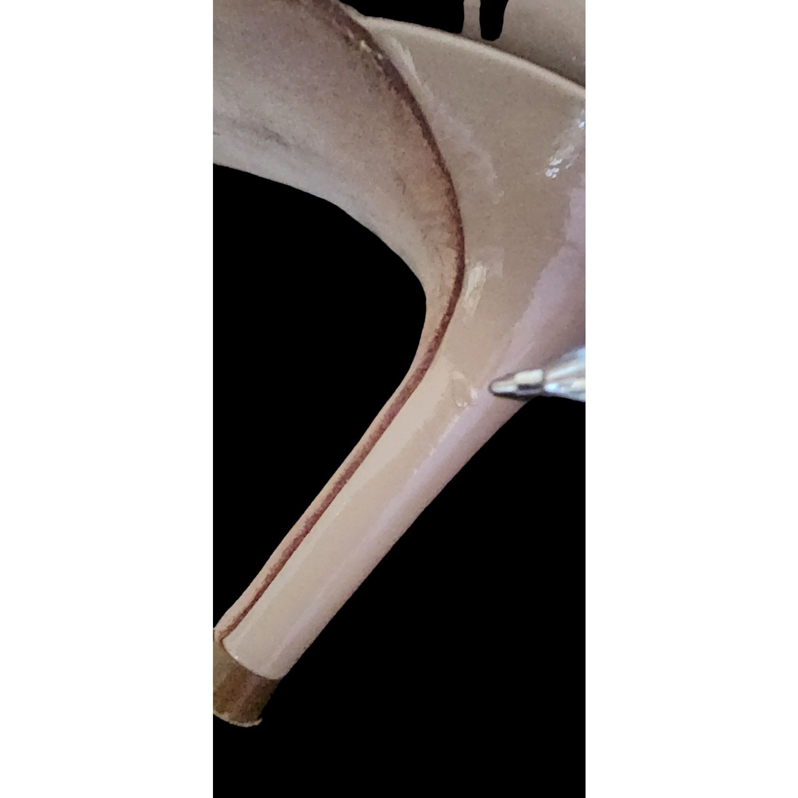 Cole Haan Cole Haan Grand.OS 8.5 B Tan Leather Peep Toe Pumps size 8 Size US 8 / IT 38 - 11 Thumbnail