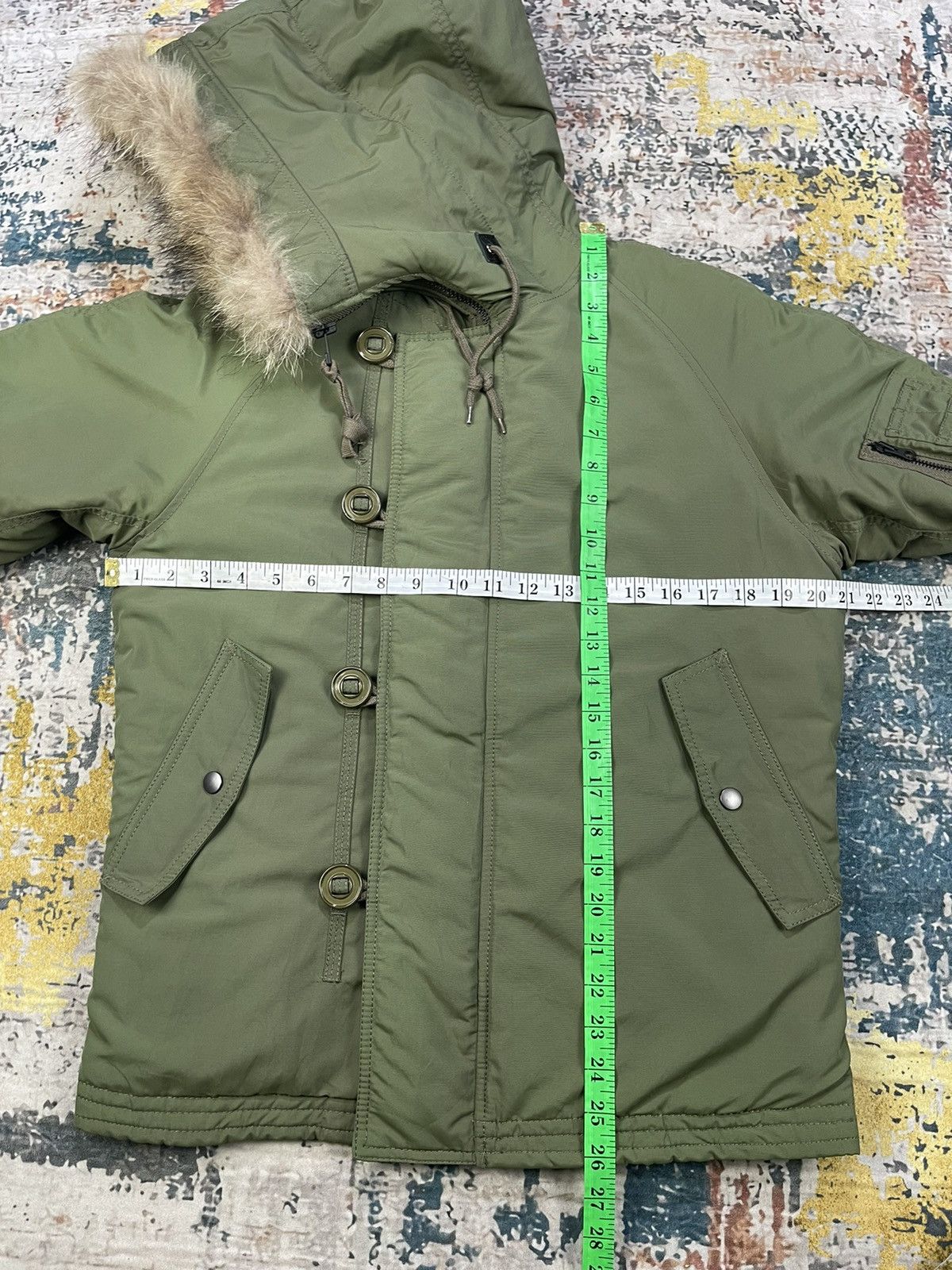 Japanese Brand Back Number Flying Bomber Snorkel Furry Hoodies Size US S / EU 44-46 / 1 - 11 Thumbnail