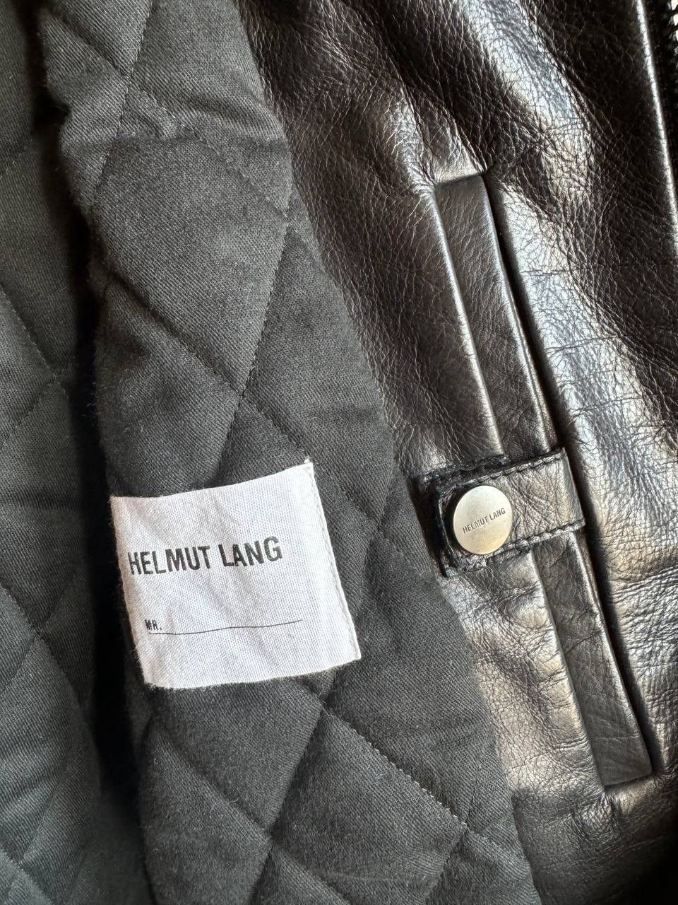 Helmut Lang Hybrid leather Bomber jacket Size US M / EU 48-50 / 2 - 5 Thumbnail