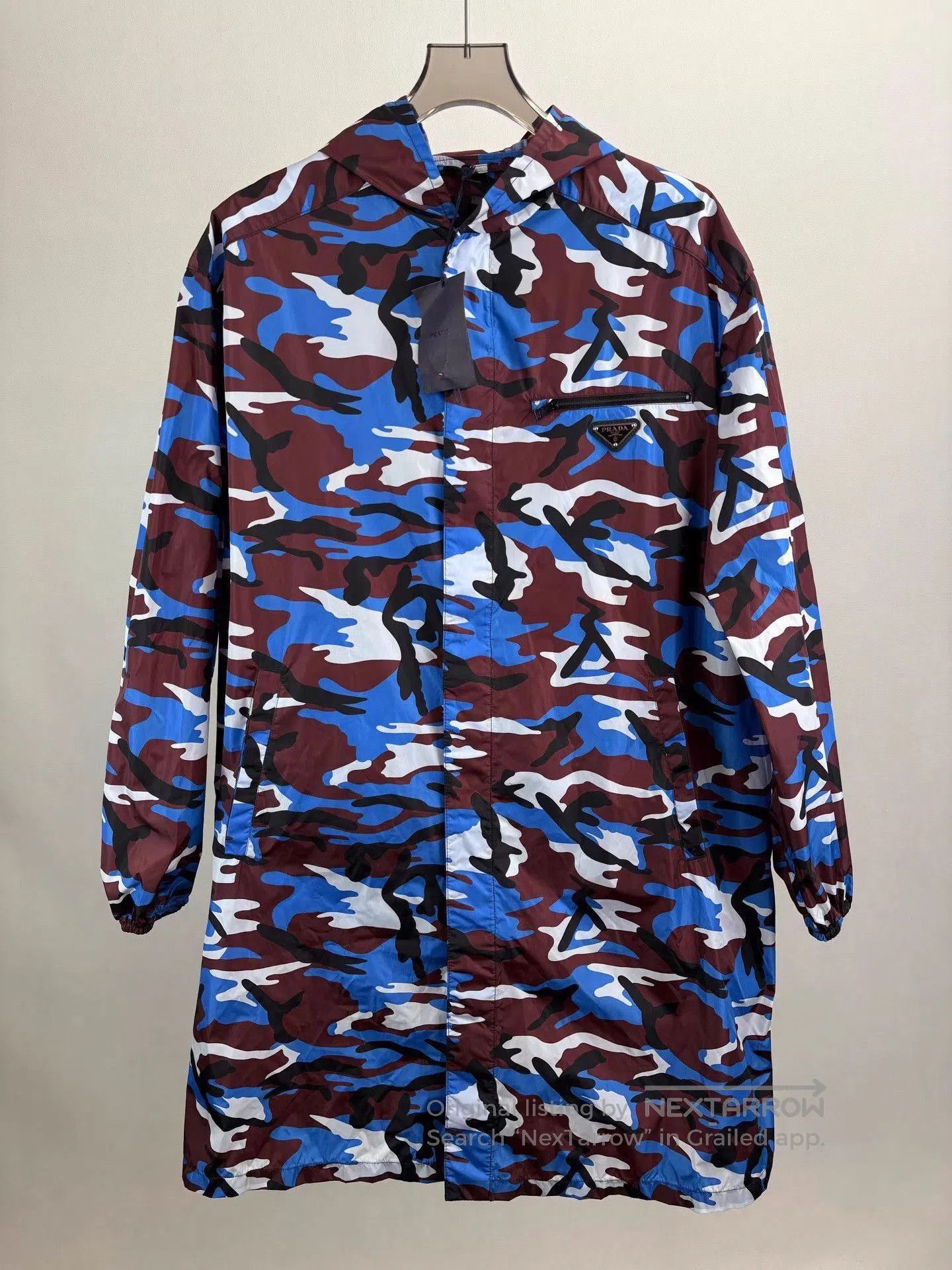 Prada Multi Camouflage Long Sleeve Light Jacket. Size US M / EU 48-50 / 2 - 1 Thumbnail