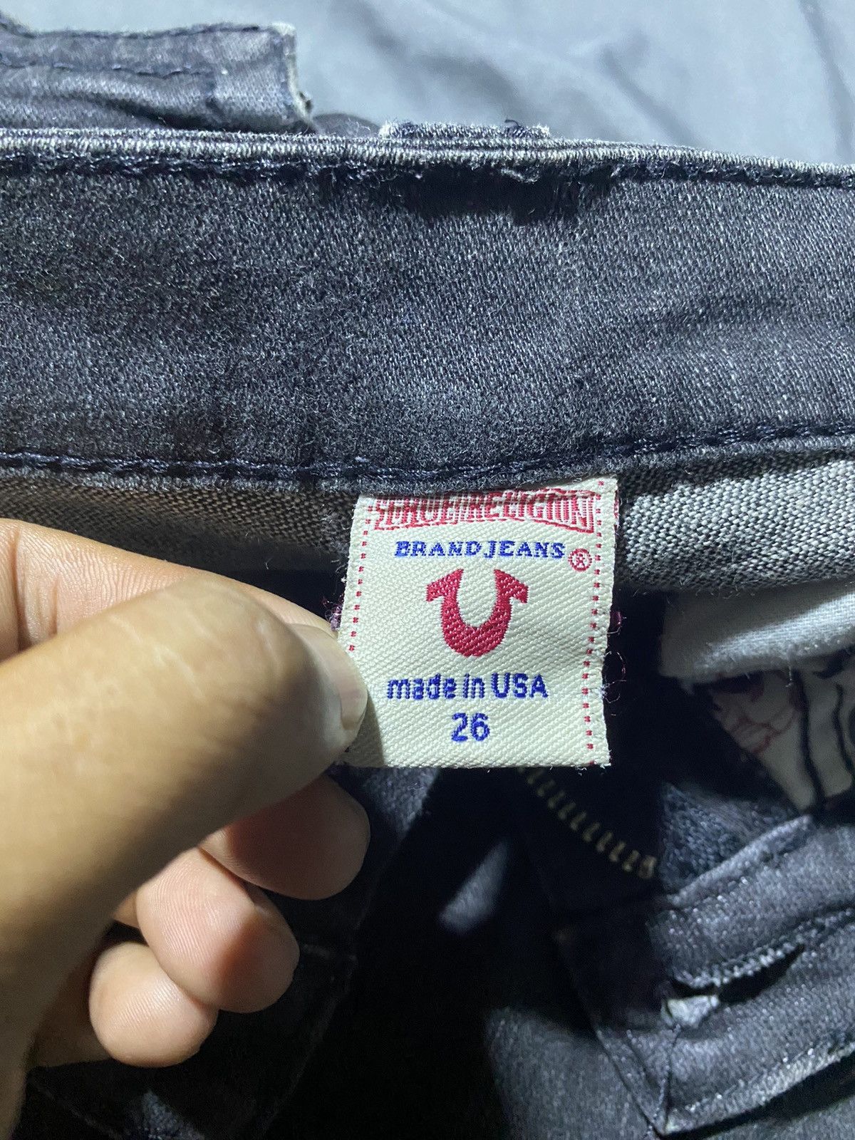 If Six Was Nine × True Religion × Vintage True Religion Women Flare Jeans Size 29" - 10 Thumbnail