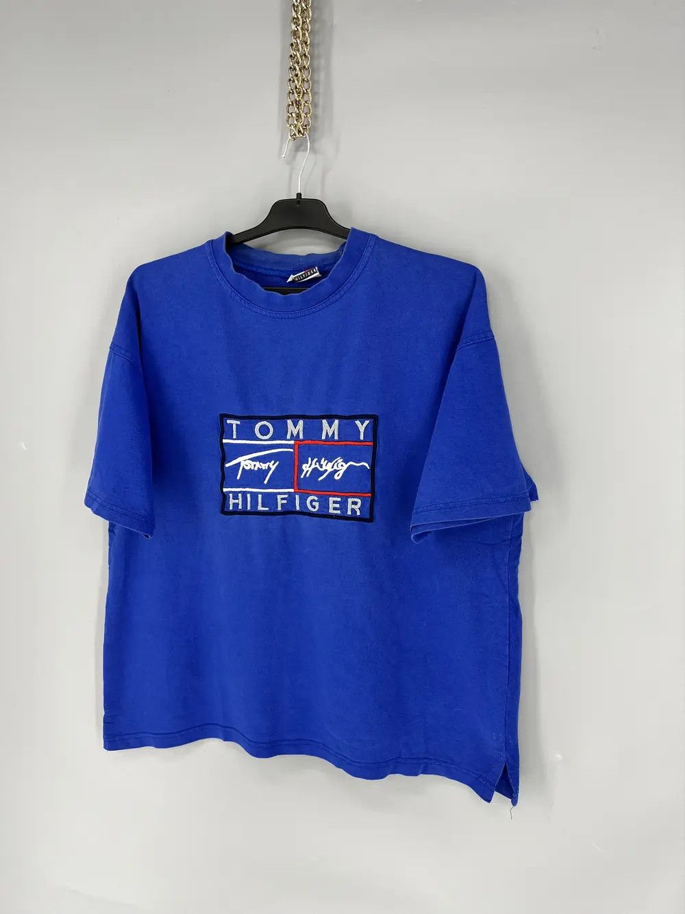 Tommy Hilfiger Vintage 90’s Tommy Hilfiger Big Flag Logo T-shirt Size US M / EU 48-50 / 2 - 3 Thumbnail