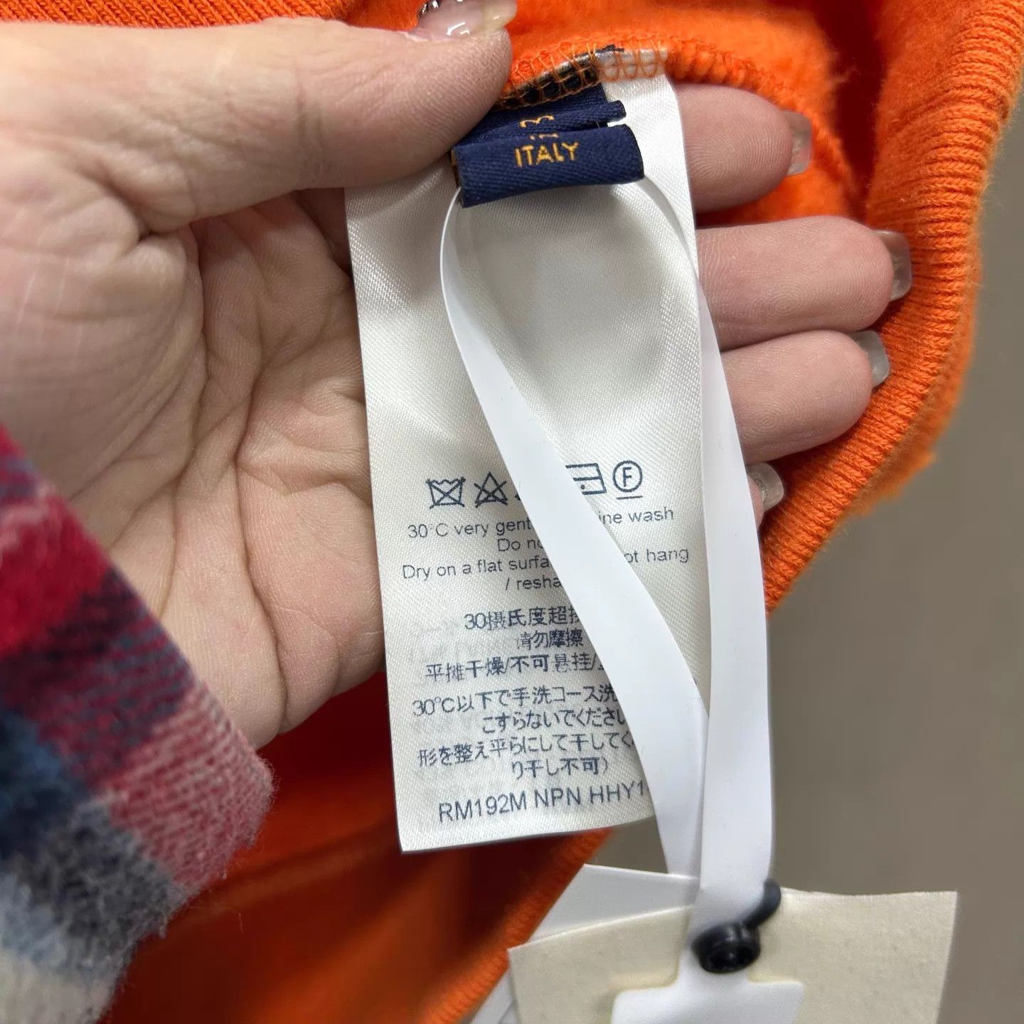Louis Vuitton LV 99 New Orange Flocked Logo M Sweatshirt Size US M / EU 48-50 / 2 - 4 Thumbnail