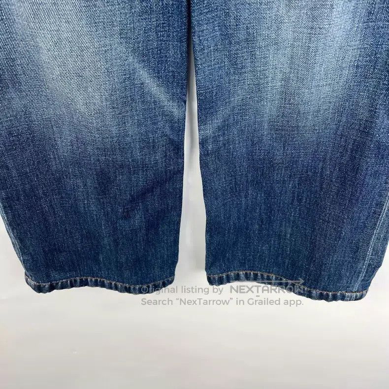 Saint Laurent Paris Saint Laurent Paris Washed Straight Leg Jeans Size 27" / US 4 / IT 40 - 7 Thumbnail