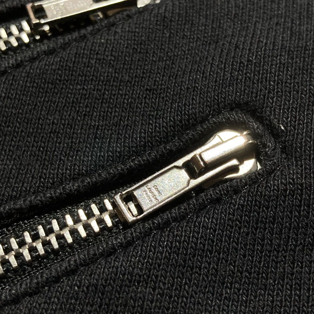 Saint Laurent Paris 🇫🇷 FW 15 Hedi Slimane Saint Laurent Paris 5 Zip Sweatshirt Size US M / EU 48-50 / 2 - 7 Thumbnail