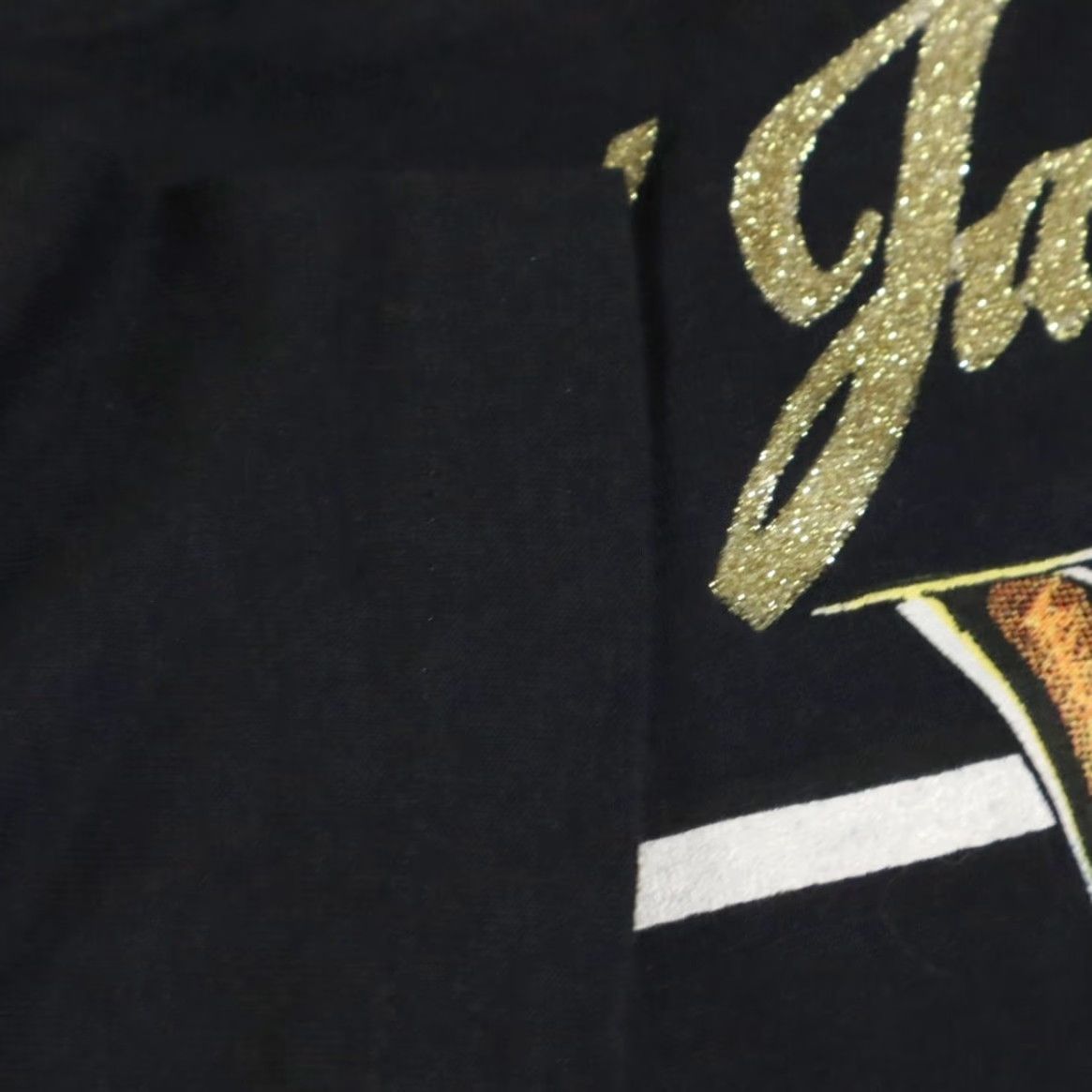 Vintage VTG Tee's Unlimited New Orleans Jazz 1987 Solid T-Shirt Black Men's L Shirt Size US L / EU 52-54 / 3 - 7 Thumbnail