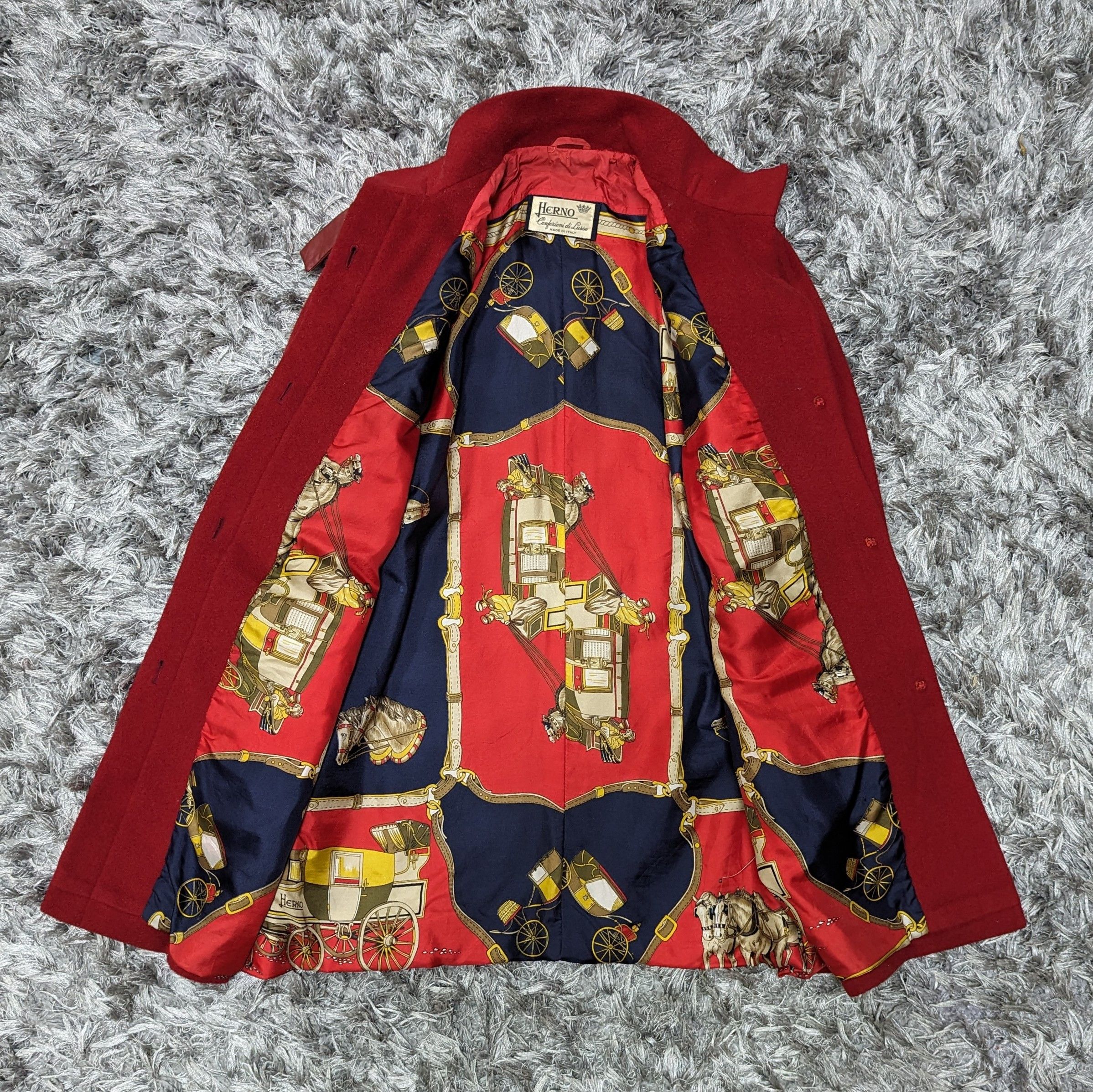 Herno Vintage Herno Jacket Wool Cashmere Baroque Padded Coat Size M / US 6-8 / IT 42-44 - 8 Thumbnail