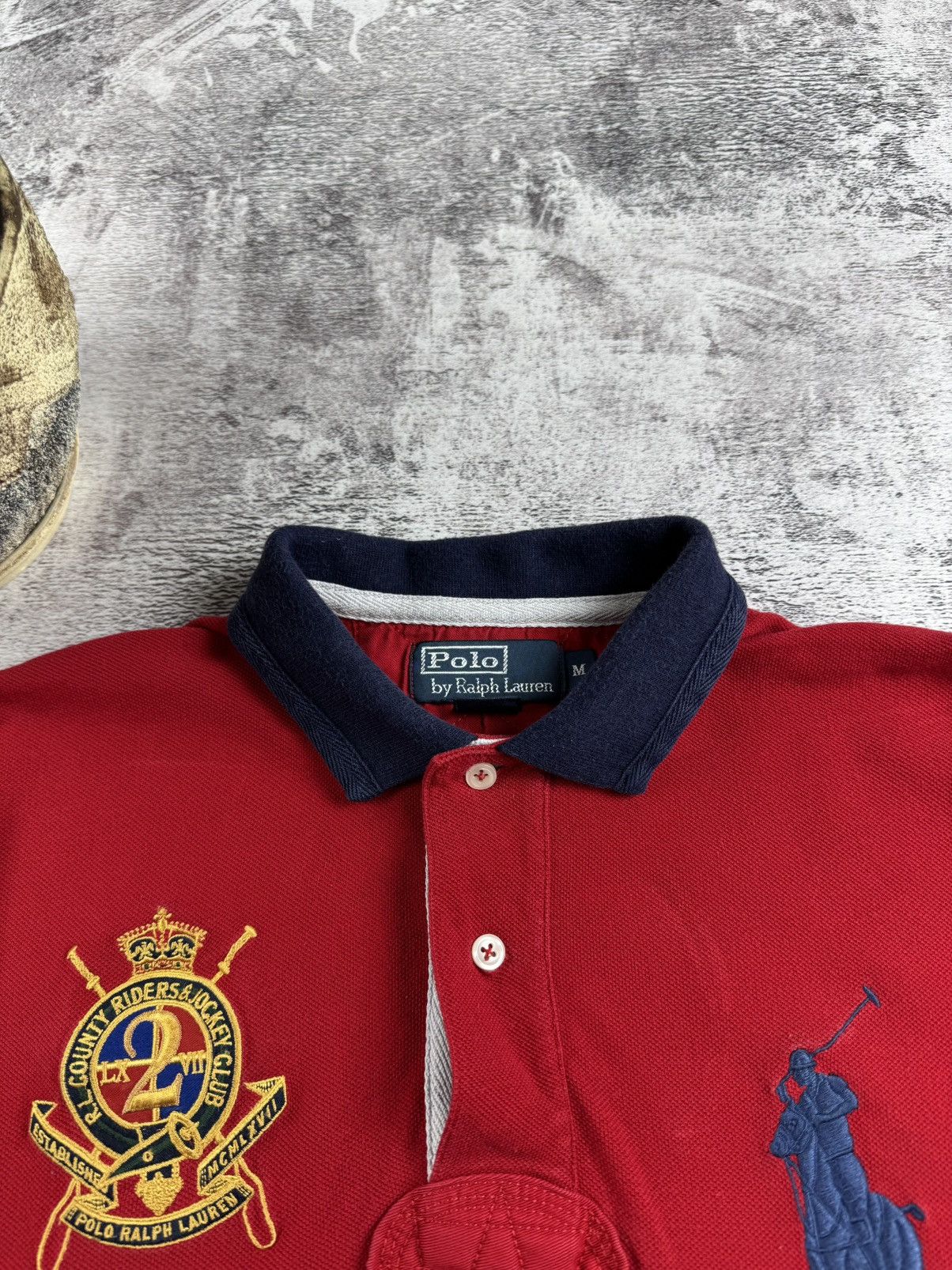 Polo Ralph Lauren Ralph Lauren PRL Big Pony Chief Keef 90S Jersey Polo T Shirt Size US M / EU 48-50 / 2 - 10 Thumbnail
