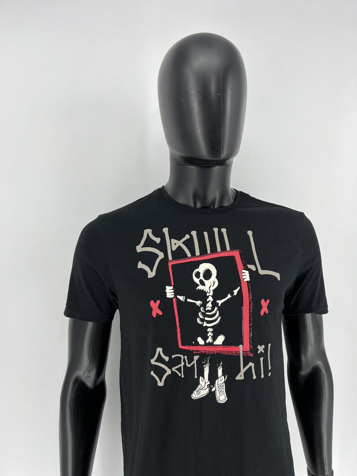 Vintage VINTAGE Y2K “ SAY HI “ FUNNY SLOGAN Tee Face Humor Print Size US S / EU 44-46 / 1 - 3 Thumbnail