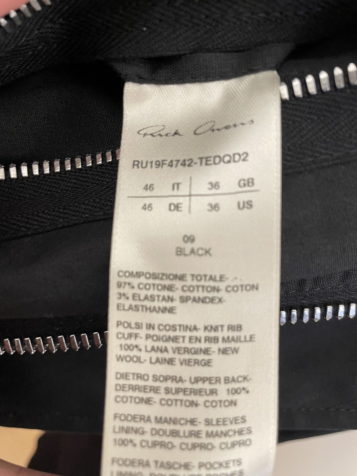 Rick Owens Rick Owen’s Larry FW19 Size US S / EU 44-46 / 1 - 17 Thumbnail