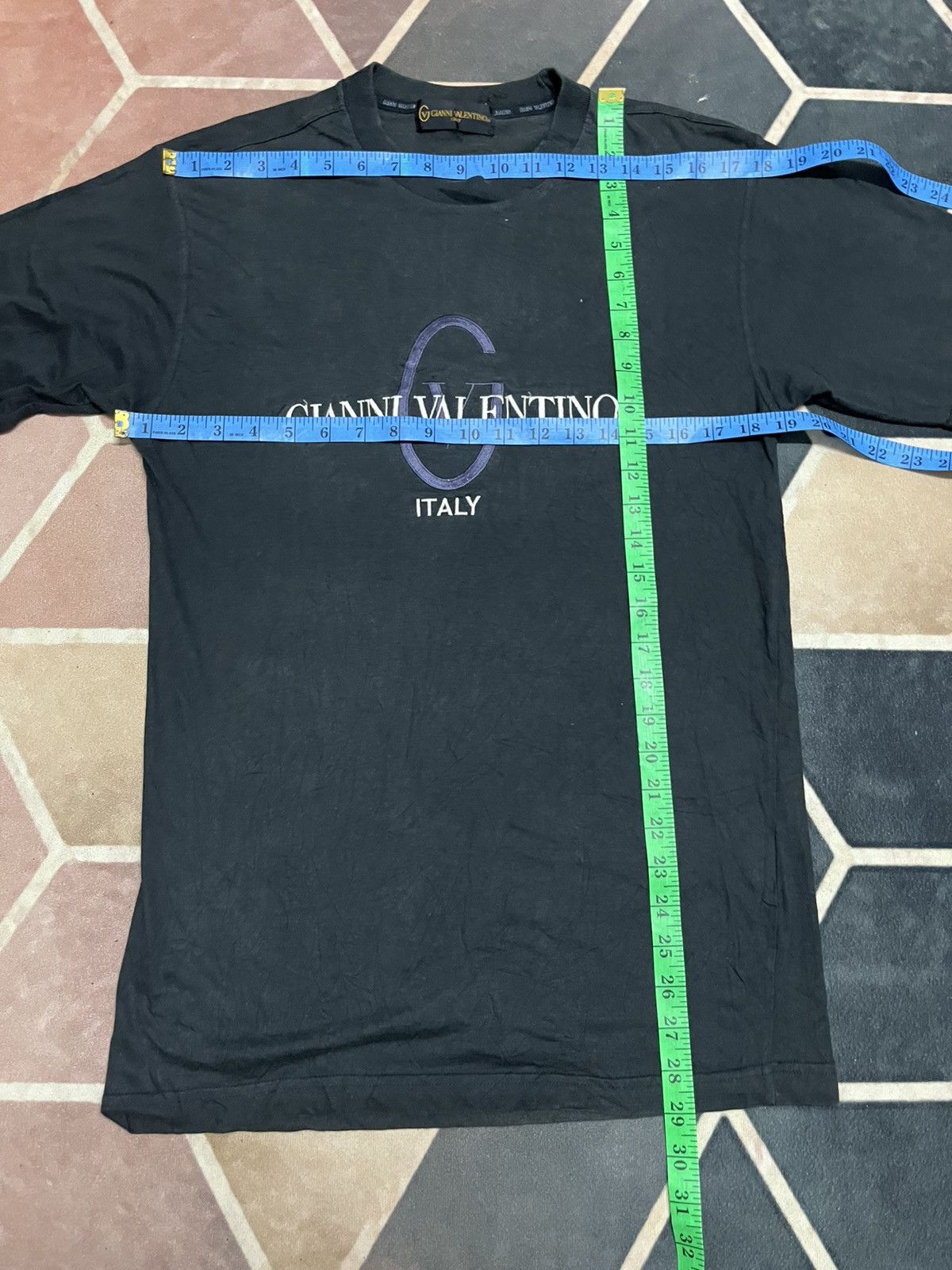 Gianni Valentino 💥True Vintage Gianni VALENTINO Embroidery Big Logo Size US M / EU 48-50 / 2 - 8 Thumbnail