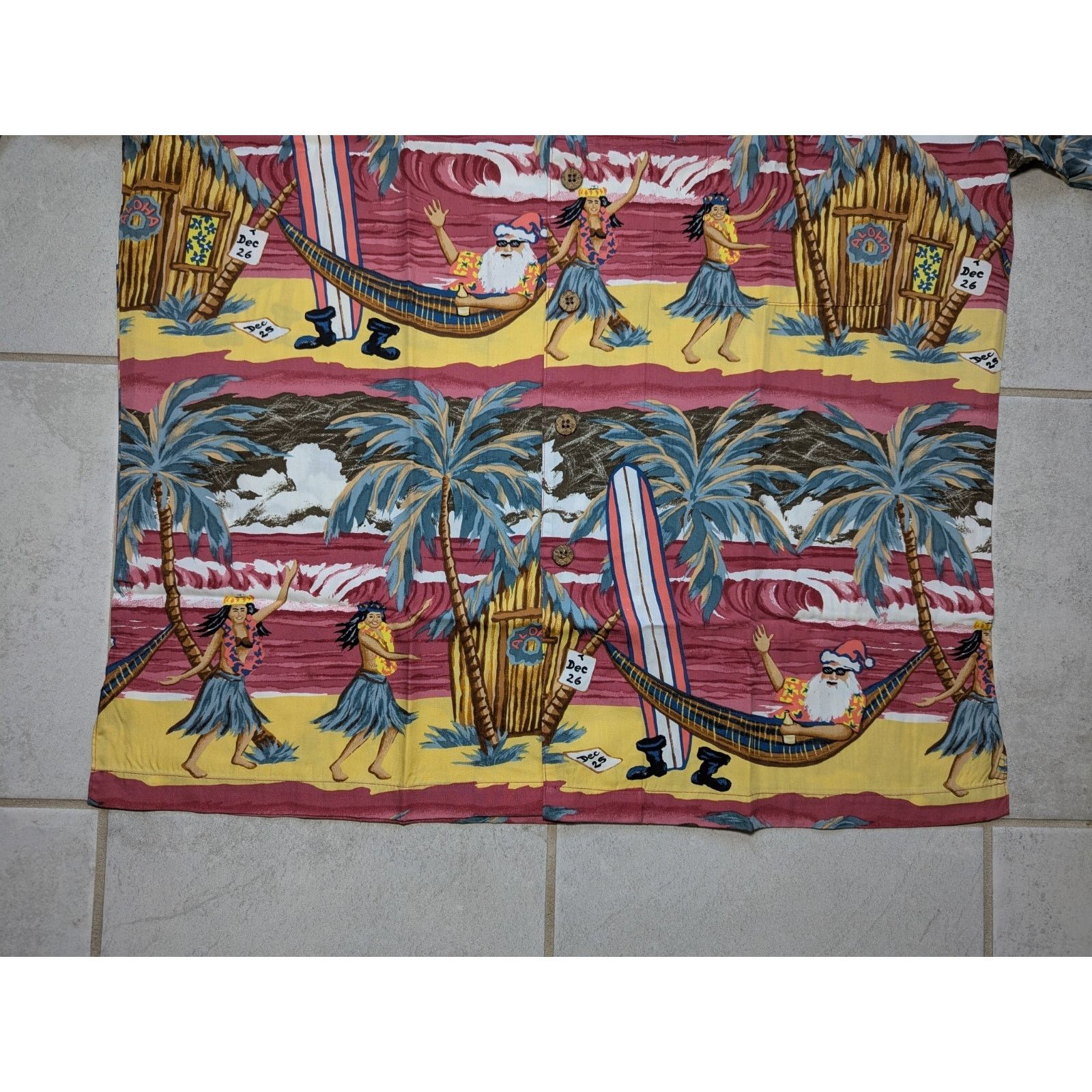 Kahala Ron Anderson Kahala Men's Large Christmas Hawaiian Santa Size US L / EU 52-54 / 3 - 2 Thumbnail