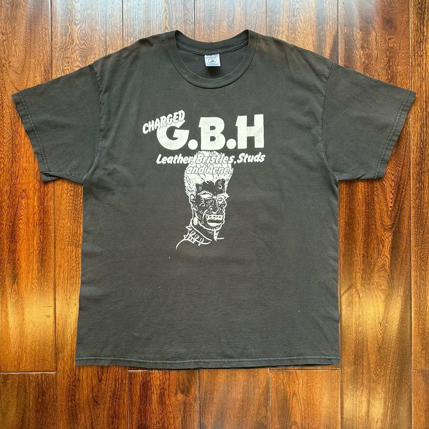 Vintage Vintage 90s G.B.H Graphic Tee Size US M / EU 48-50 / 2 - 1 Thumbnail