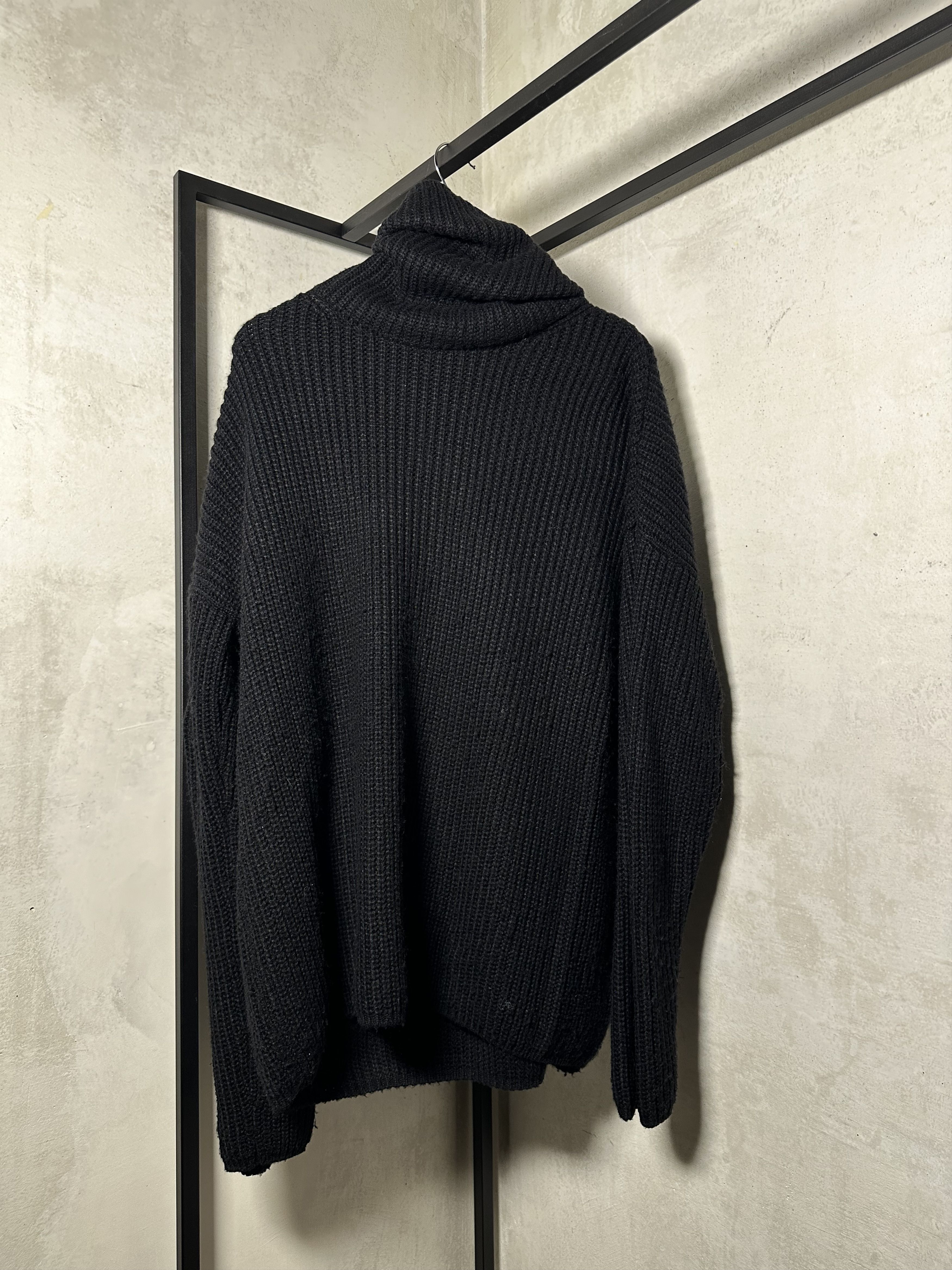 Handmade Custom Ordered Wool Turtleneck Sweater Size US XL / EU 56 / 4 - 2 Thumbnail