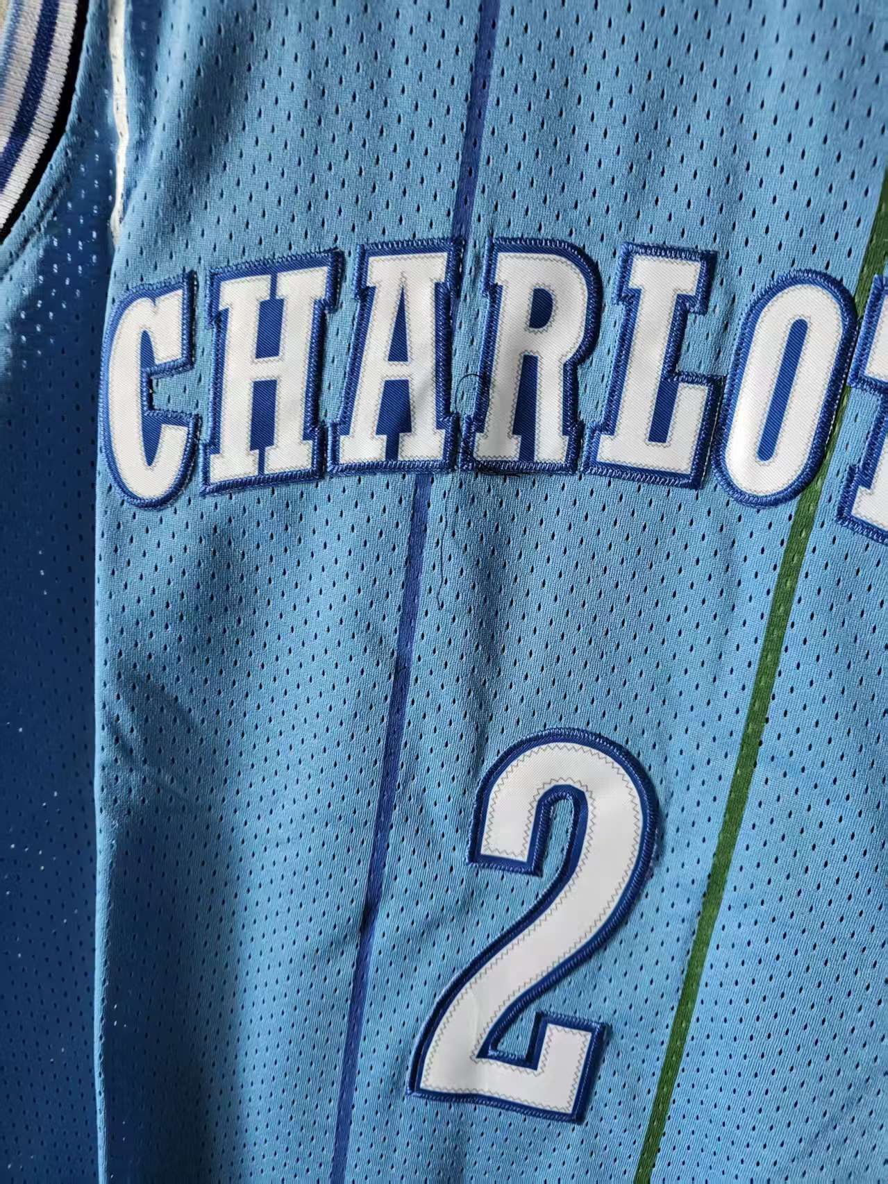 NBA Charlotte Hornets 2 Larry Johnson Jersey Blue Size US S / EU 44-46 / 1 - 3 Thumbnail