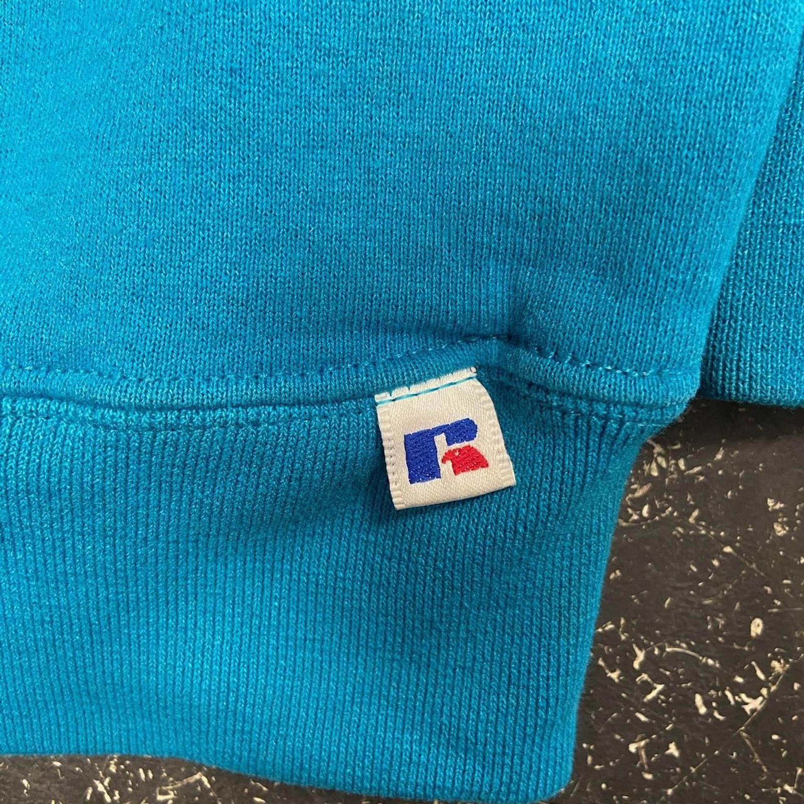 Russell Athletic Vintage 90s Russell Athletic Turquoise Crewneck Size US L / EU 52-54 / 3 - 2 Thumbnail