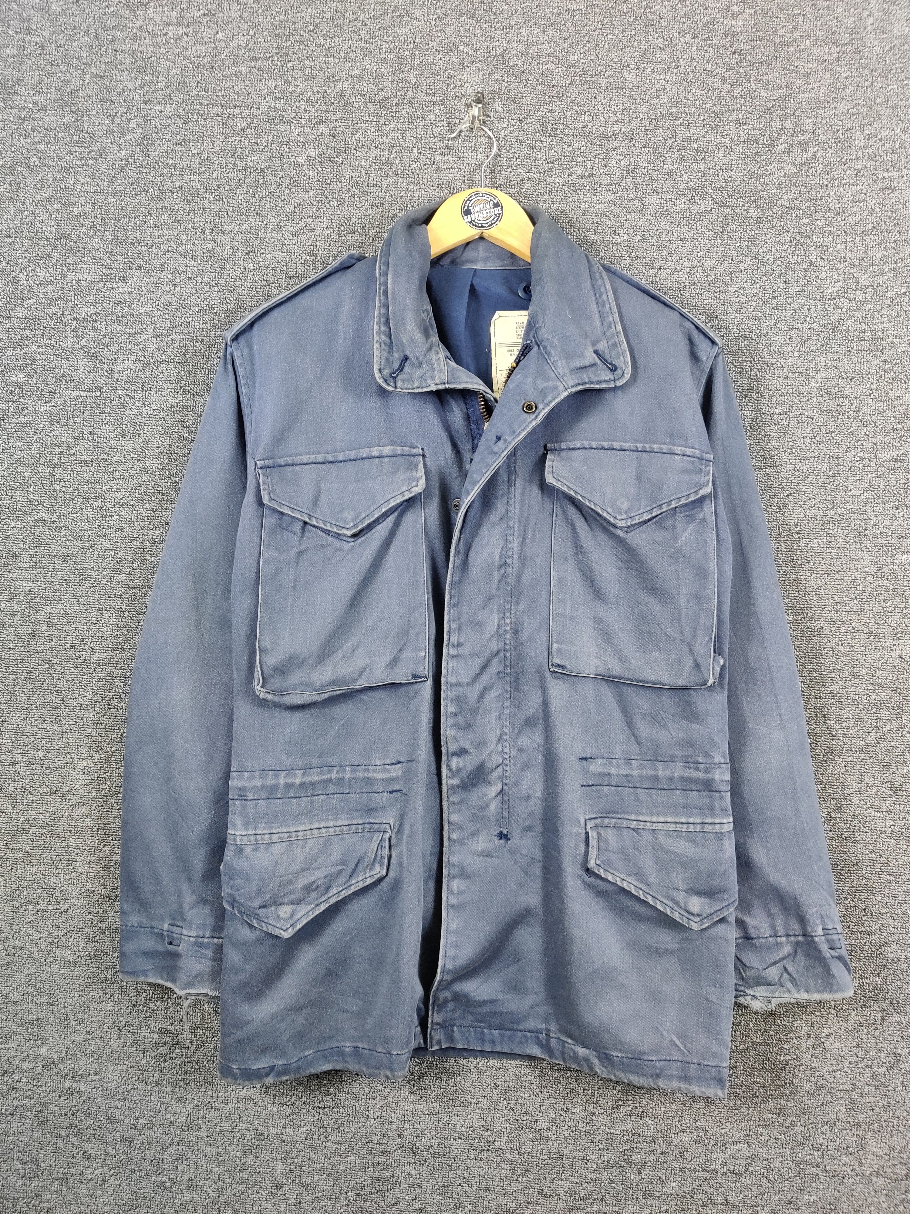 Alpha Industries Vintage 90s Alpha Industries M65 Field Scovill Jacket Size US S / EU 44-46 / 1 - 1 Thumbnail