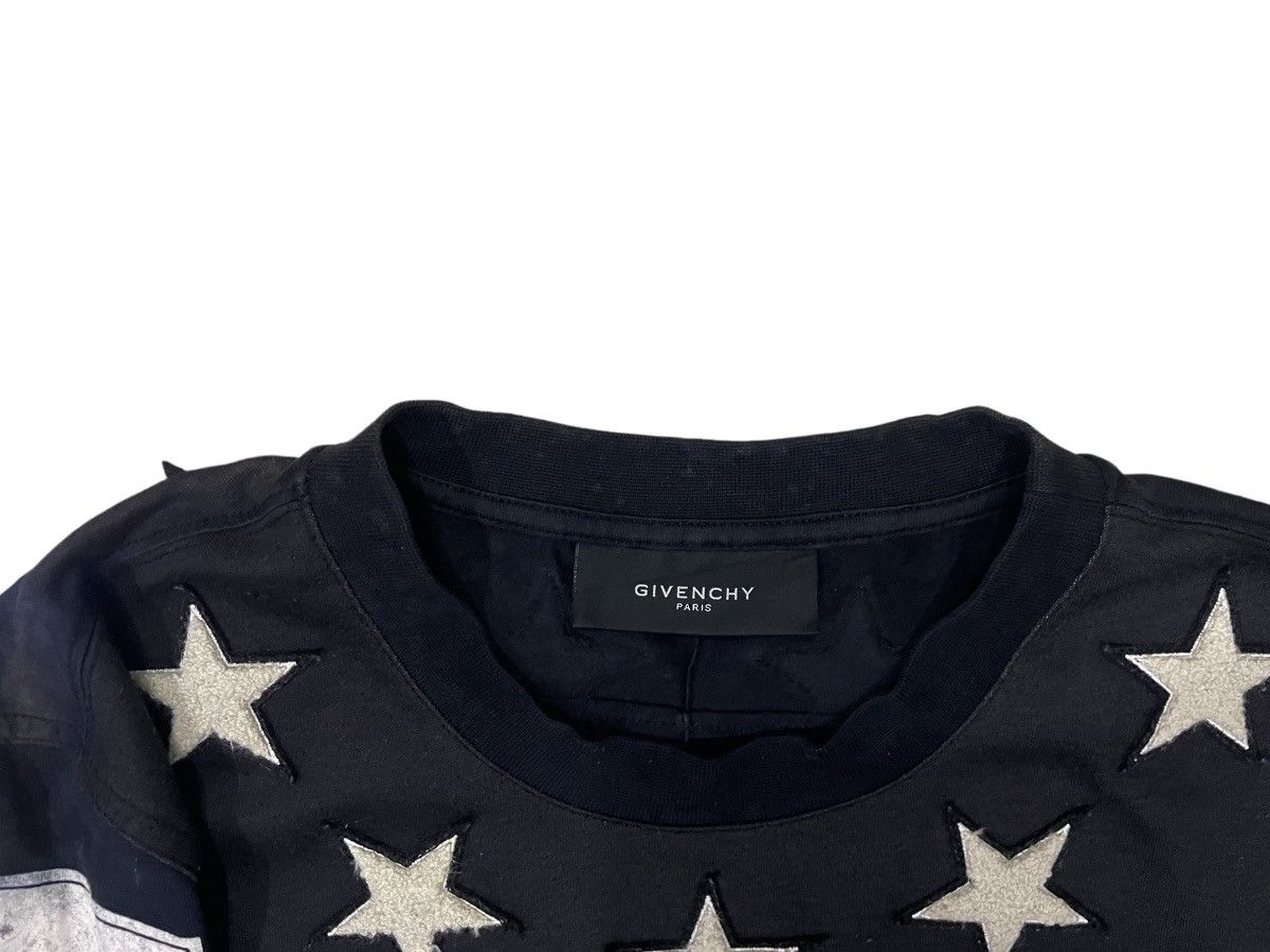 Designer × Givenchy Givenchy star 74 logos black tee Size XS / US 0-2 / IT 36-38 - 5 Thumbnail
