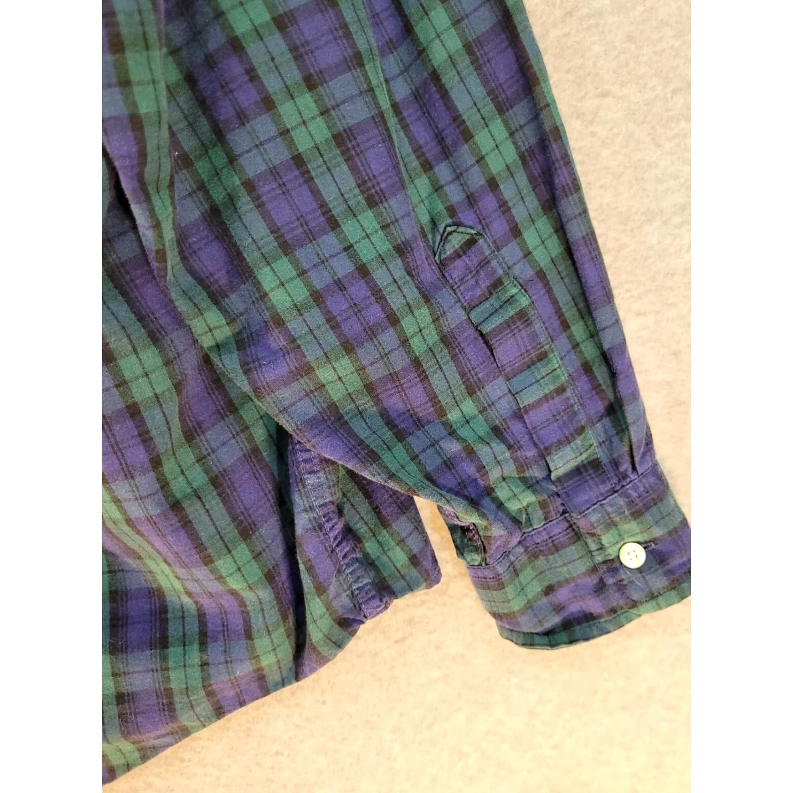 Orvis VINTAGE Orvis Shirt XL Button Down Plaid Blue Green Outdoors Men Size US XL / EU 56 / 4 - 6 Thumbnail