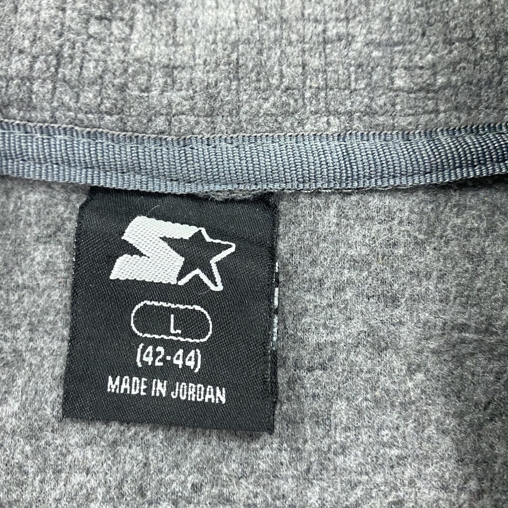 Starter Starter Sweatshirt Mens Large Gray Quarter Zip Fleece Pullover Size US L / EU 52-54 / 3 - 4 Thumbnail