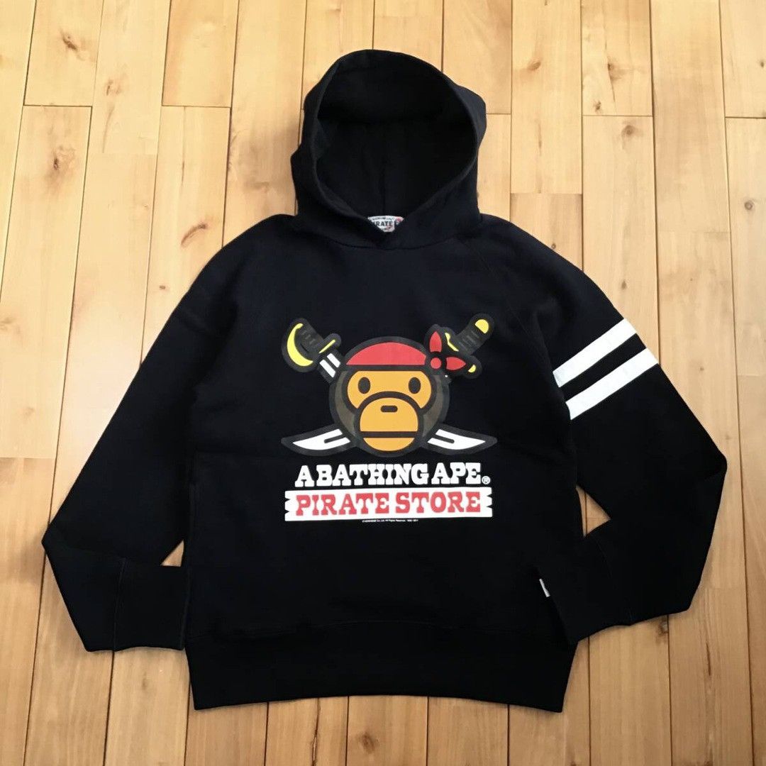Bape × Nigo ☠️Pirate Store exclusive☠️ BAPE Milo pullover hoodie APE NIGO Size US S / EU 44-46 / 1 - 1 Thumbnail