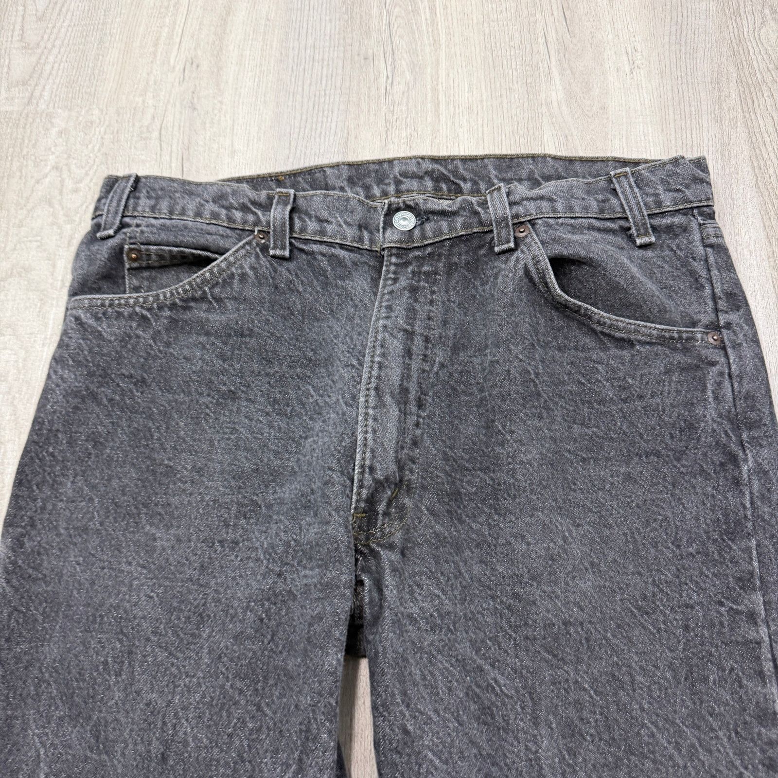 Levi's Vintage Levis 505 Jeans Men 38x34 (Fits 38x32) Denim 80s Size US 38 / EU 54 - 3 Thumbnail