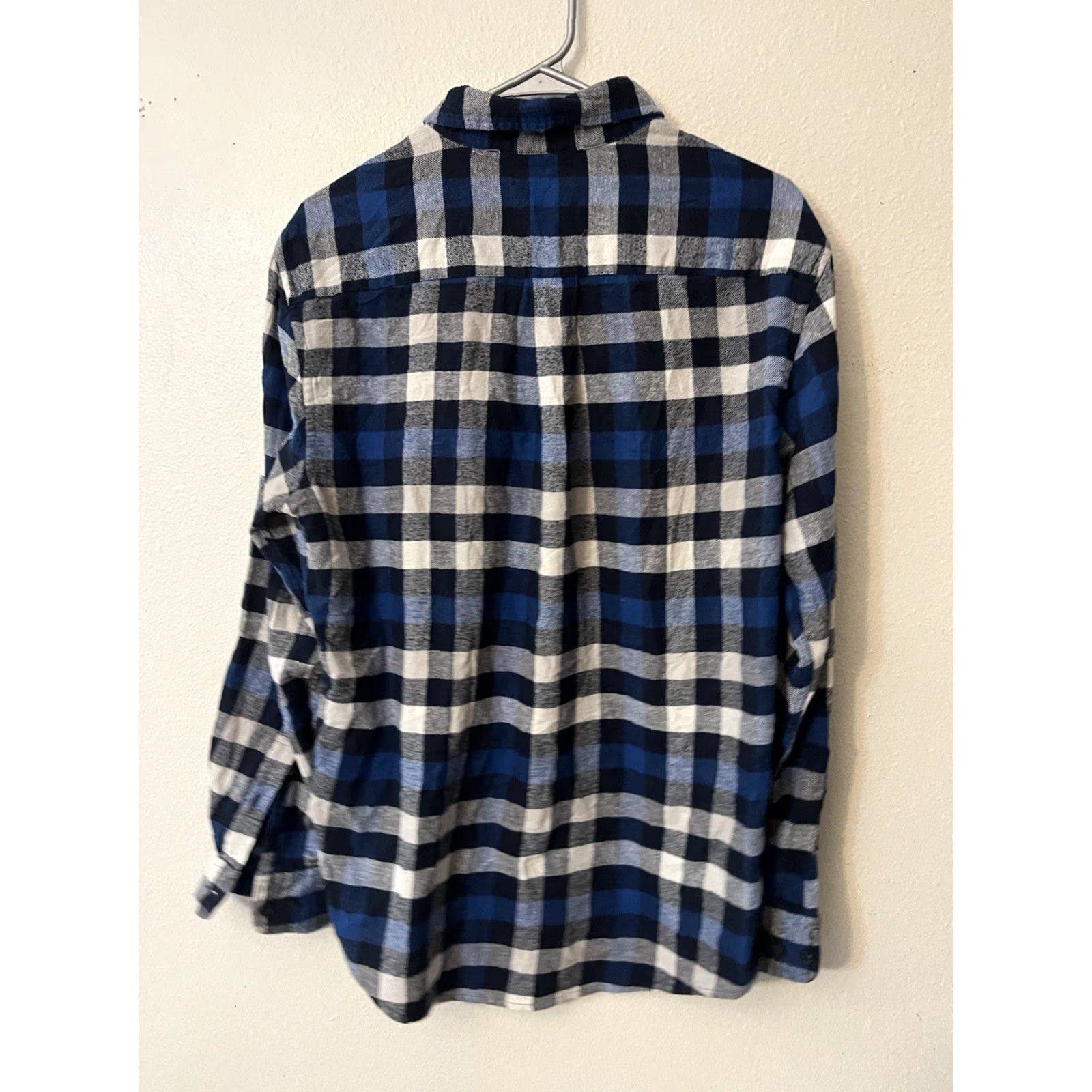 Croft & Barrow Croft & Barrow Button-Up Shirt Men Size M Blue White Plaid Check Flannel Casual Everyday Size US M / EU 48-50 / 2 - 3 Thumbnail