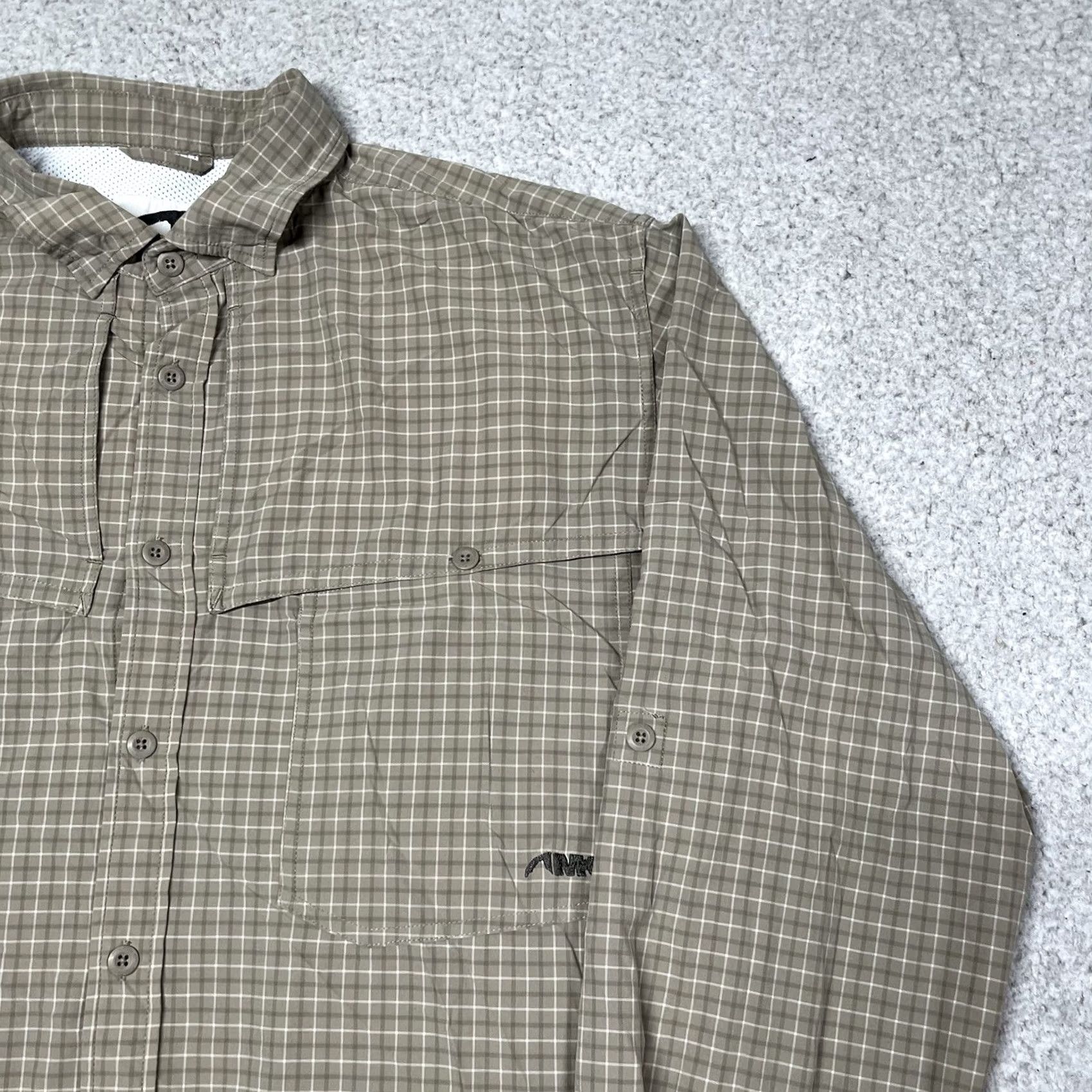 Mountain Khakis Mountain Khakis Shirt Mens XL Brown Plaid Button-Down Lightweight Vented Cotton Nylon Spandex Size US XL / EU 56 / 4 - 6 Thumbnail
