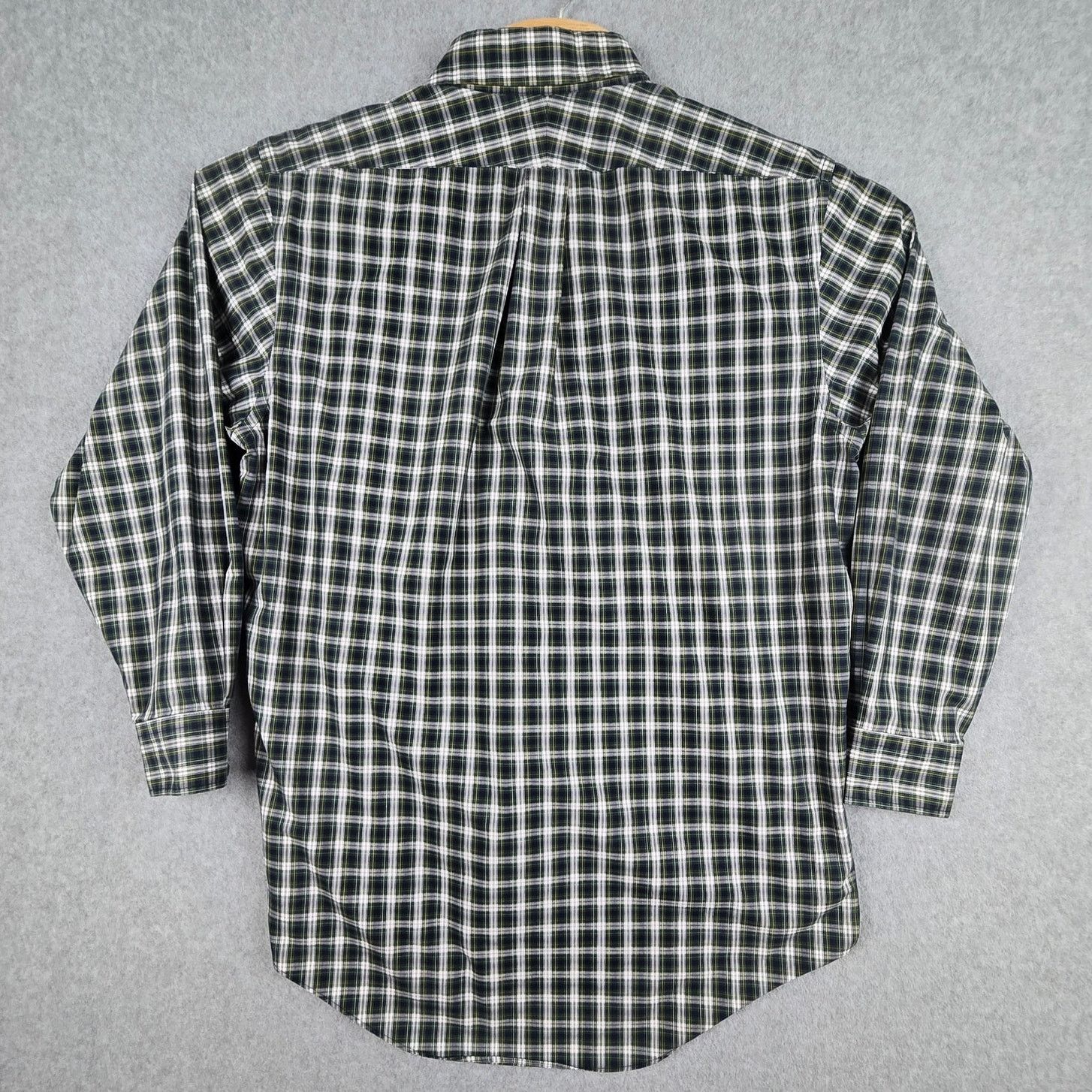 Lands' End Lands' End 16-32 Men Long Sleeve Checkered Button Down Shirt Size US L / EU 52-54 / 3 - 3 Thumbnail