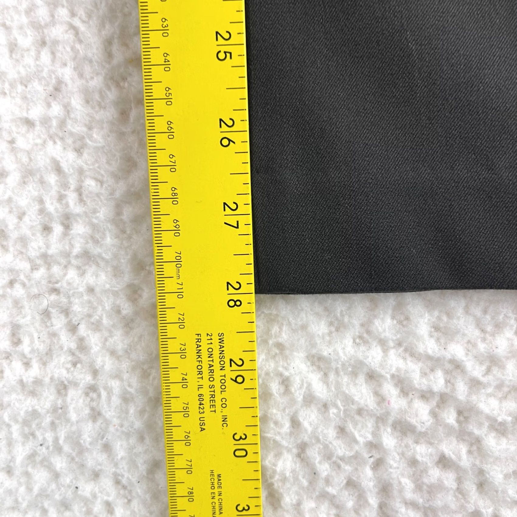 Saks Fifth Avenue Saks Fifth Avenue Black Dress Pants Womens Size 6 Straight Leg High-Rise Mid-Rise Pleated Pants Black XS? Size 28" / US 6 / IT 42 - 6 Thumbnail