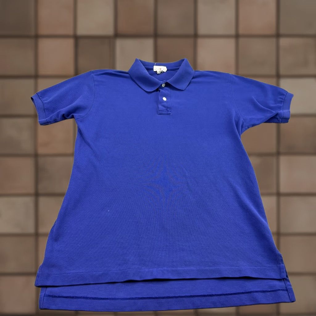 J.Crew VINTAGE J.CREW Polo Shirt Mens Small Blue Oarsman Short Sleeve Preppy 90s Shirt Size US S / EU 44-46 / 1 - 1 Thumbnail
