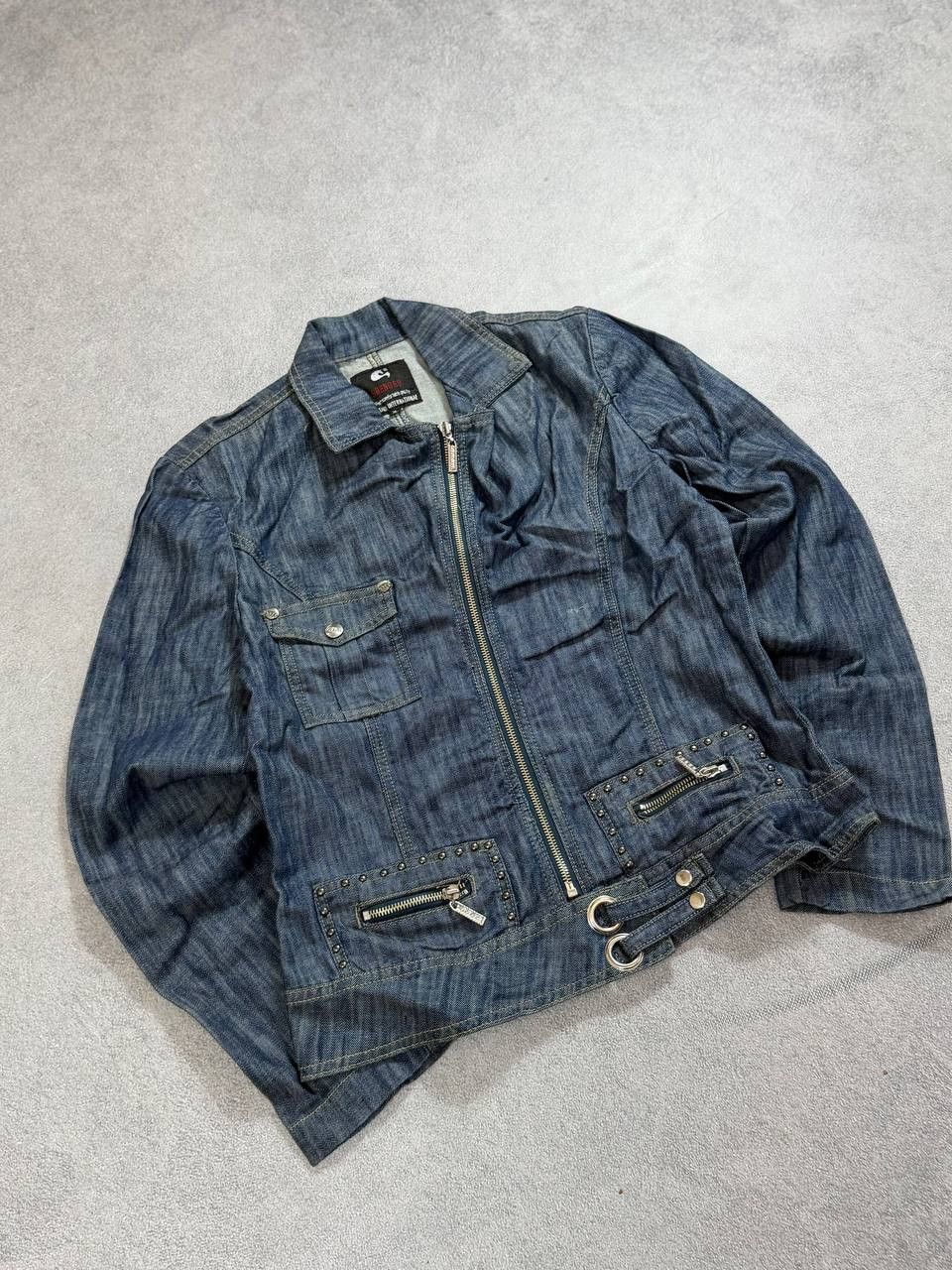 Japanese Brand Denim buttons hype hysteric glamour style denim jacket y2k Size US S / EU 44-46 / 1 - 5 Thumbnail
