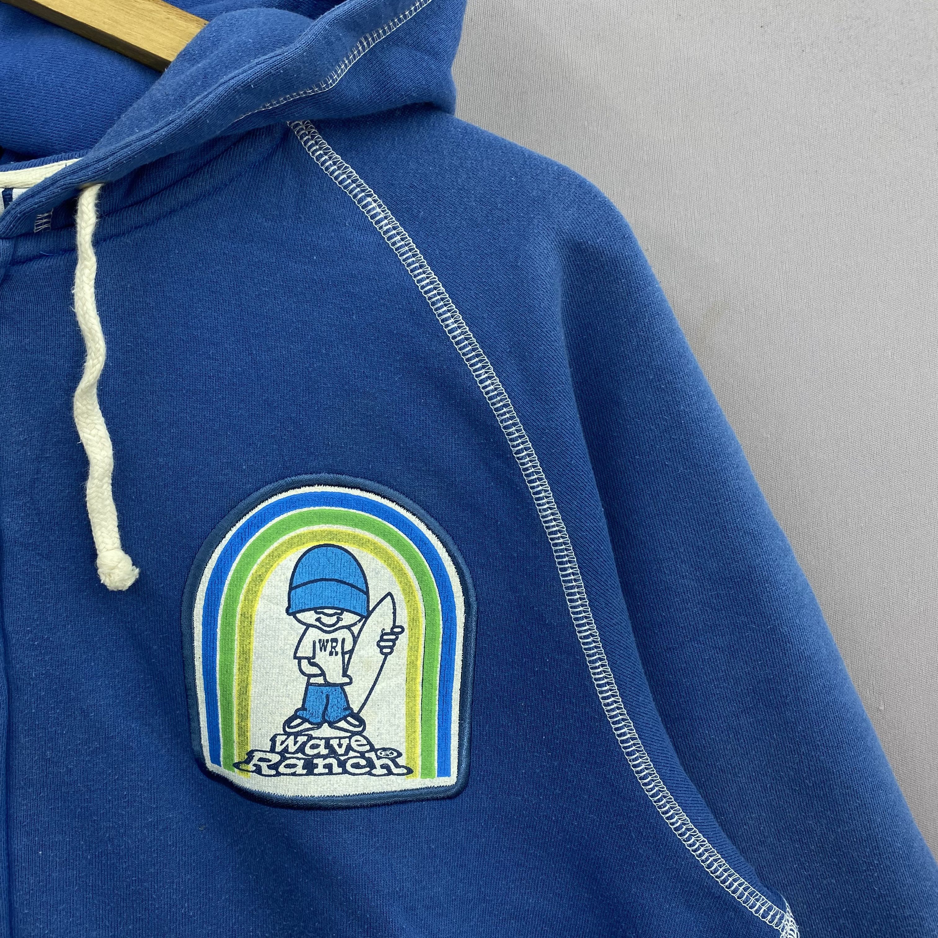 Japanese Brand Vintage Y2K Wave Ranch Surf Wear Hoodie Full Zip Sweater Size US M / EU 48-50 / 2 - 4 Thumbnail
