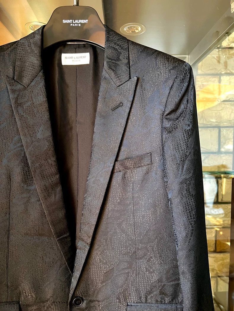 Saint Laurent Paris Saint Laurent Paris Gun collar silk jacket-2506 Size US S / EU 44-46 / 1 - 2 Thumbnail