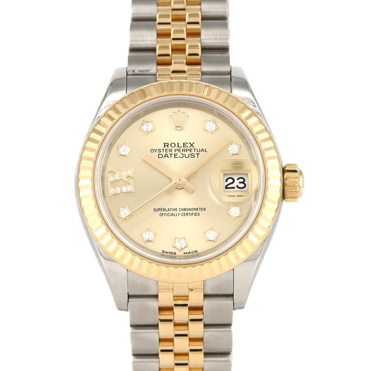 Rolex Rolex Datejust Stainless Steel x Yellow Gold Metal Automatic 279173G DUTY FREE for USA