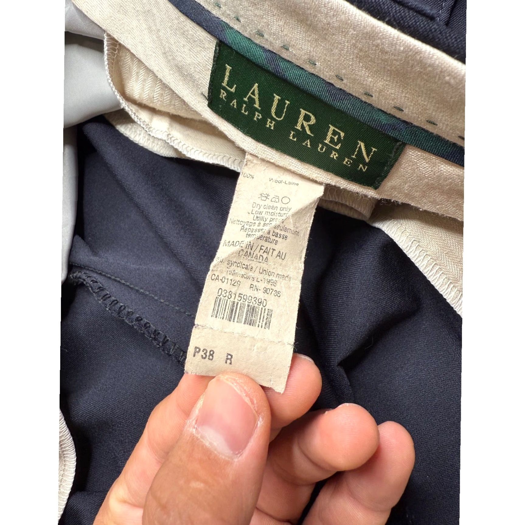 Ralph Lauren VINTAGE No -> (input says Vintage: No) Size US 38 / EU 54 - 2 Thumbnail