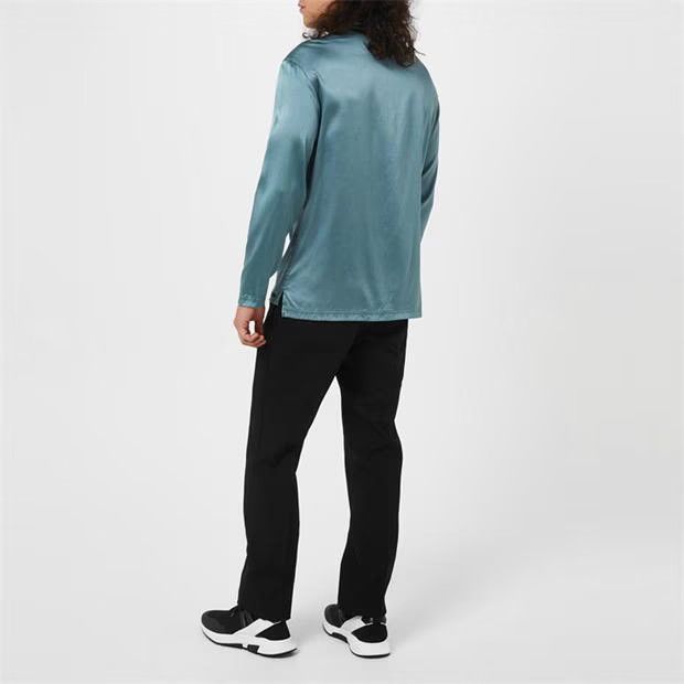 Tom Ford o1g2r1mq0724 Silk Henley Shirts in Sky Blue Size US L / EU 52-54 / 3 - 5 Thumbnail