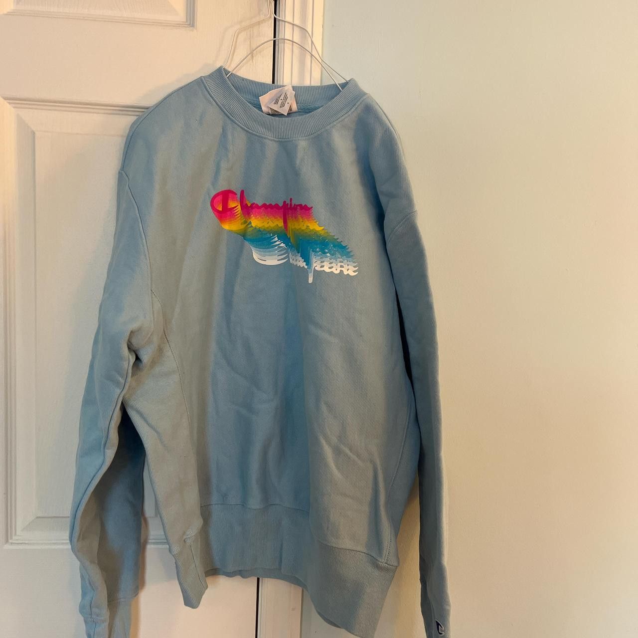 Champion Champion medium light blue crew neck Size US M / EU 48-50 / 2 - 4 Thumbnail