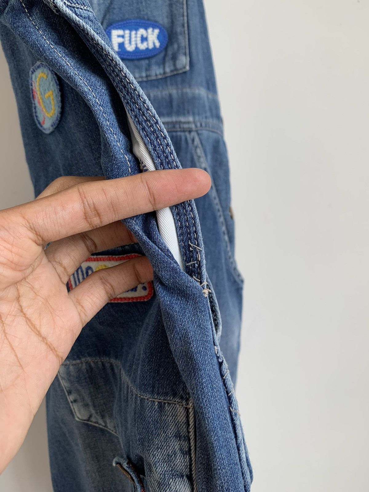 Hysteric Glamour Hysteric Glamour FUCK Denim Overall Size US 34 / EU 50 - 6 Thumbnail