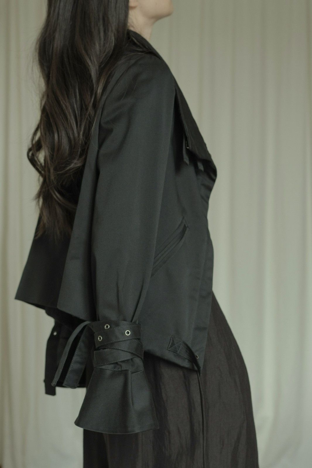 Gucci Gucci by Tom Ford SS2003 Runway Black Buckle Collar Jacket Size M / US 6-8 / IT 42-44 - 6 Thumbnail