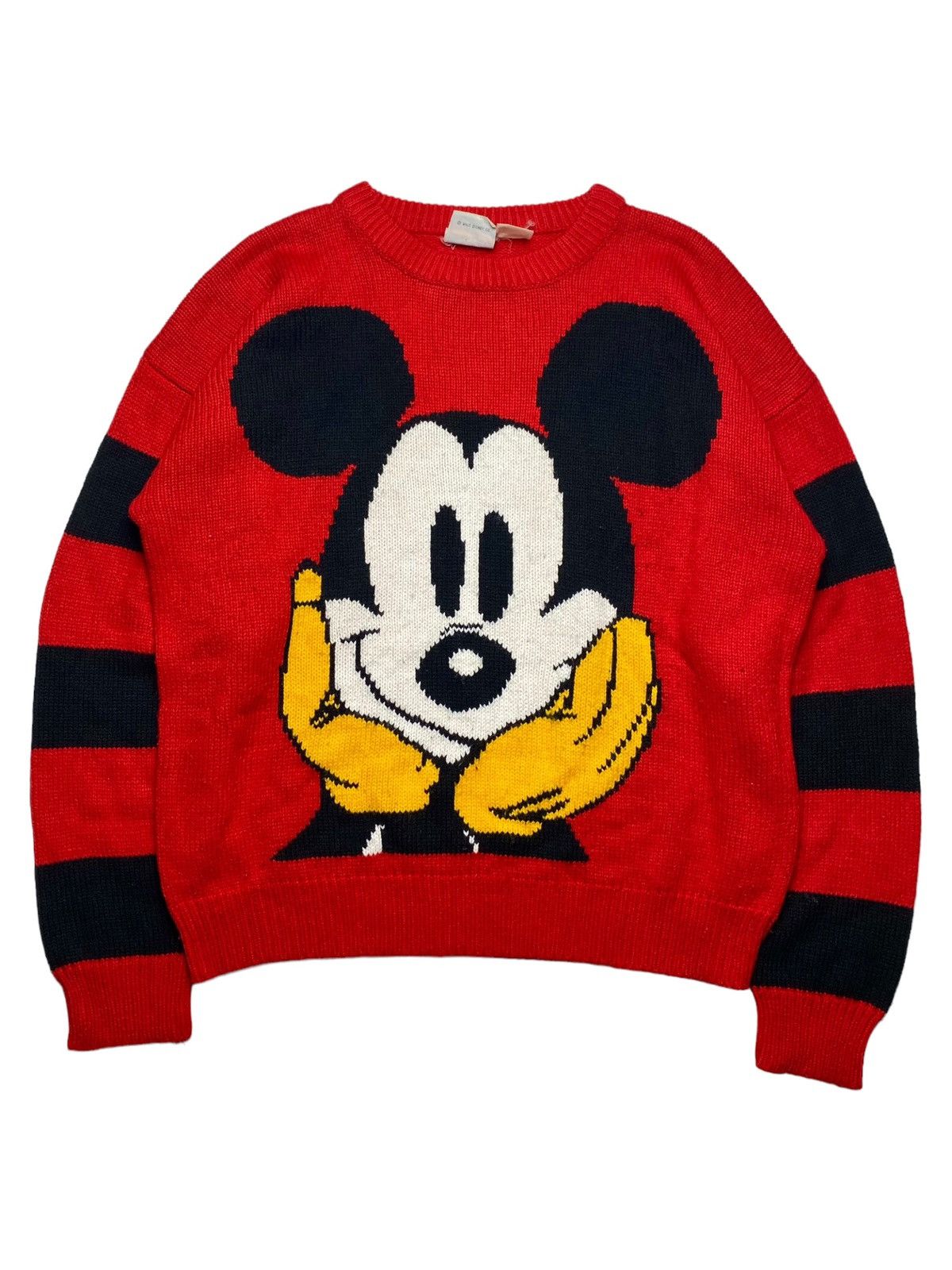 Hysteric Glamour 2000s Mickey - Kurt Cobain Style Chunk Knitted Sweater Size US L / EU 52-54 / 3 - 1 Thumbnail