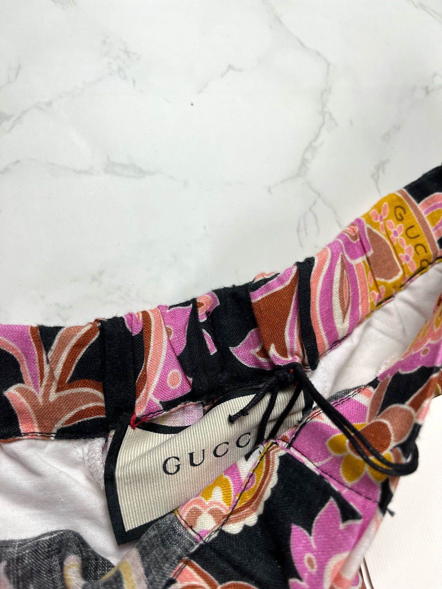 Gucci 🔥60% OFF🔥 [SALE] Gucci Paisley Print Linen Shorts Size US 28 / EU 44 - 13 Thumbnail