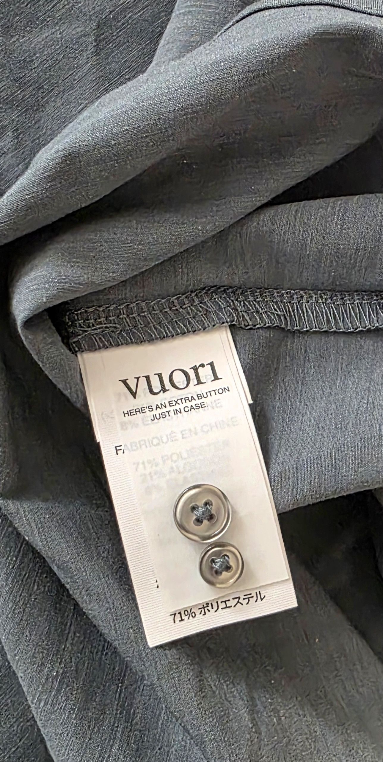 Vuori Vuori Mens Shirt Long Sleeve Bridge Button Down sz XL Size US XL / EU 56 / 4 - 11 Thumbnail