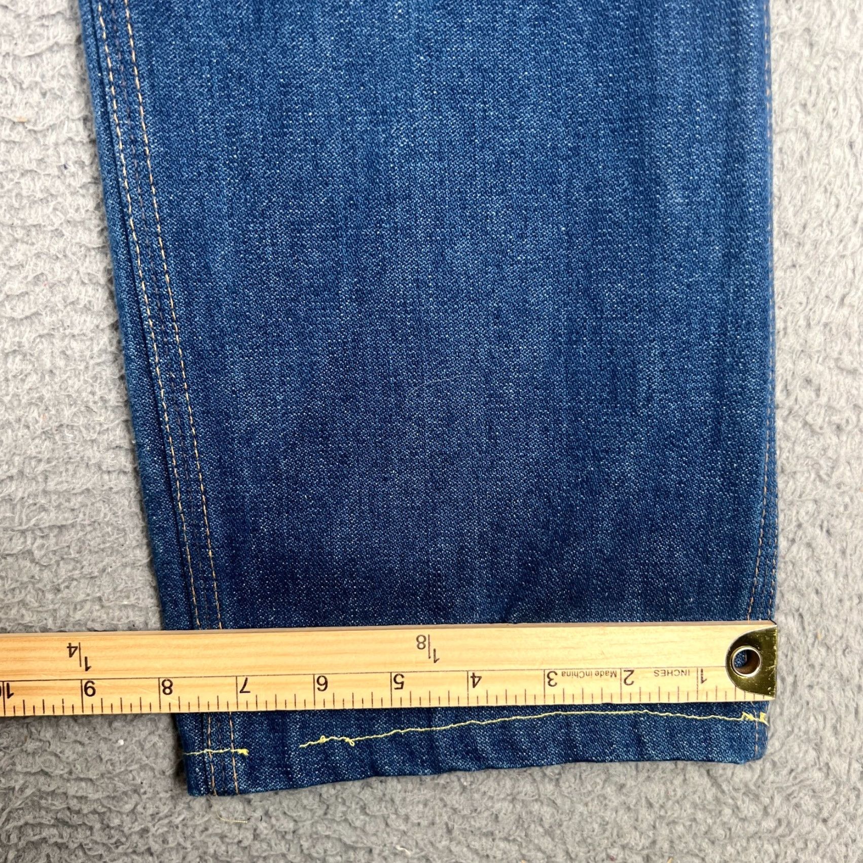 Wrangler VINTAGE Wrangler Men's Jeans 29x31 Straight Leg Denim Casual Mid Rise Blue 90s Size US 29 - 4 Thumbnail