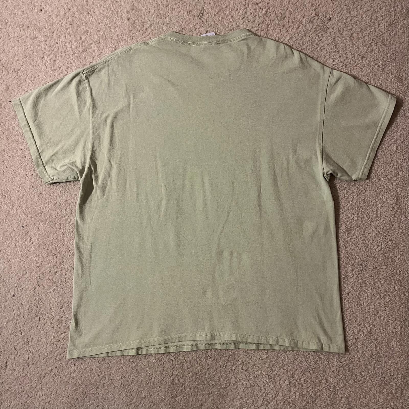 Gildan 00s Lounge Act Light Green Tropical Travel Graphic Tee XL Size XL / US 12-14 / IT 48-50 - 2 Thumbnail